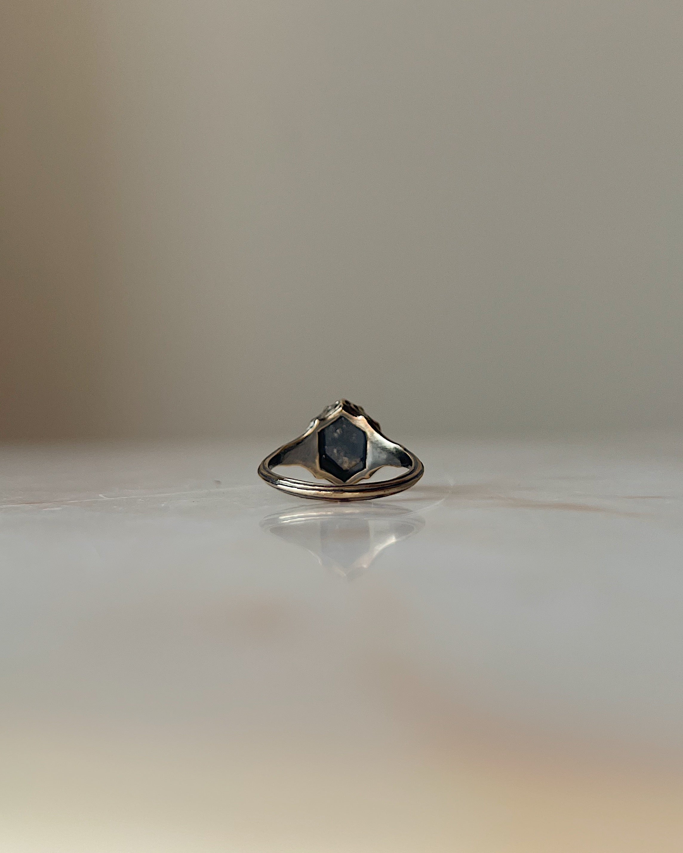 Pillars of the Heart I // 14ky + 2.18ct Diamond