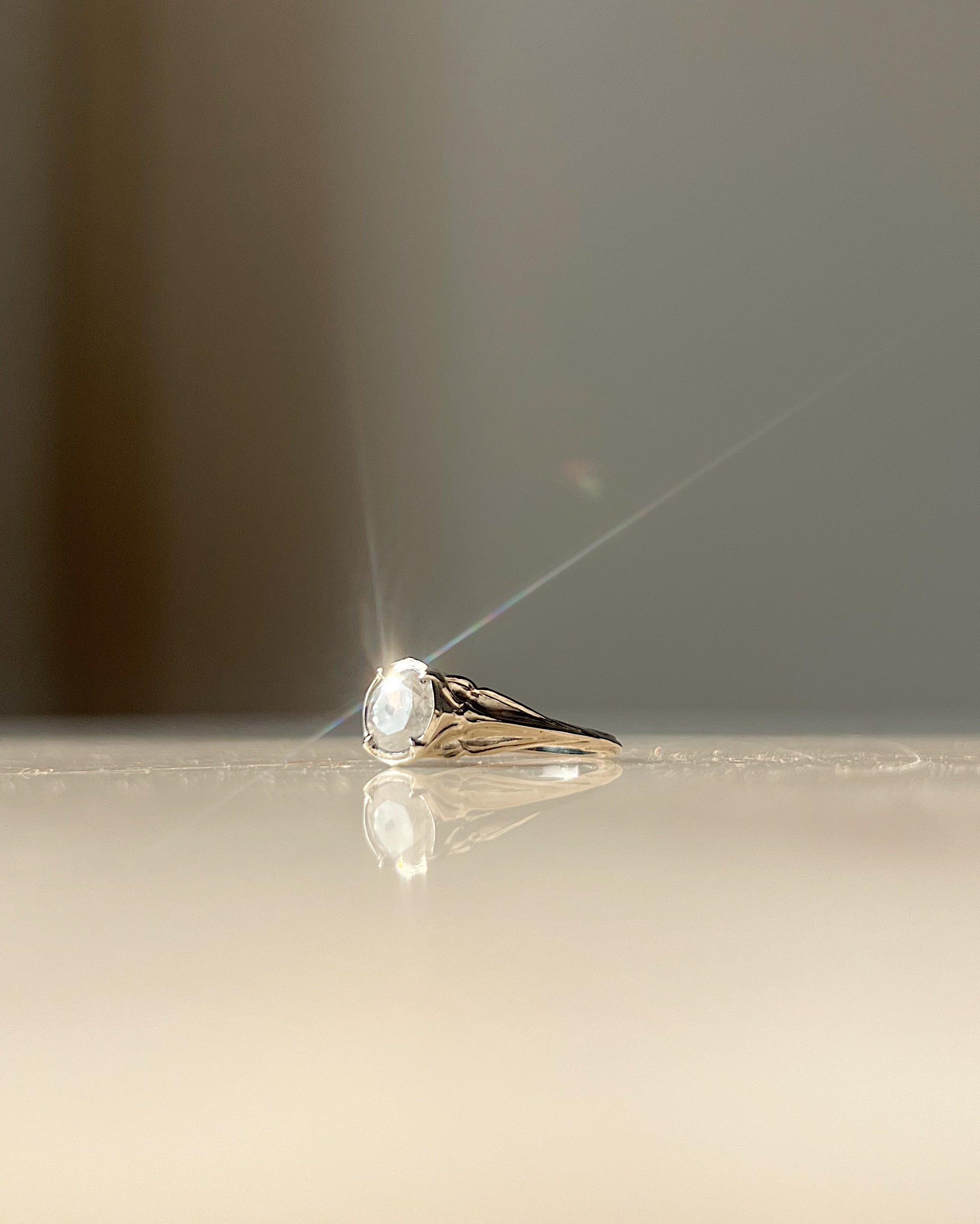 Pillars of the Heart II // 14kw + 1ct Diamond