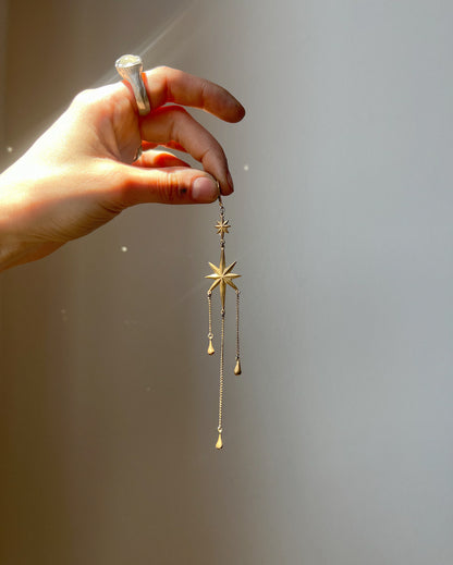 The Stars Aligned // XL Earrings // 14k Gold