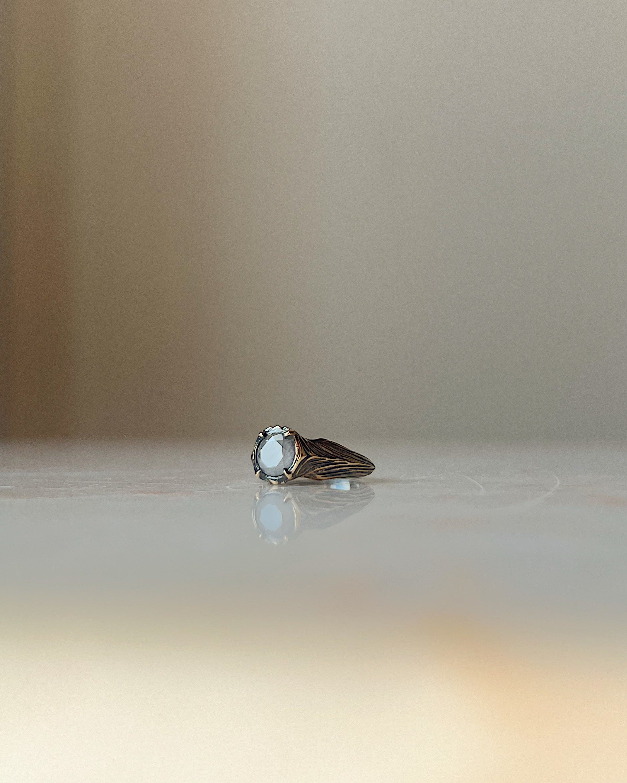 Pillars of the Heart III // 14ky + 1.15ct Diamond