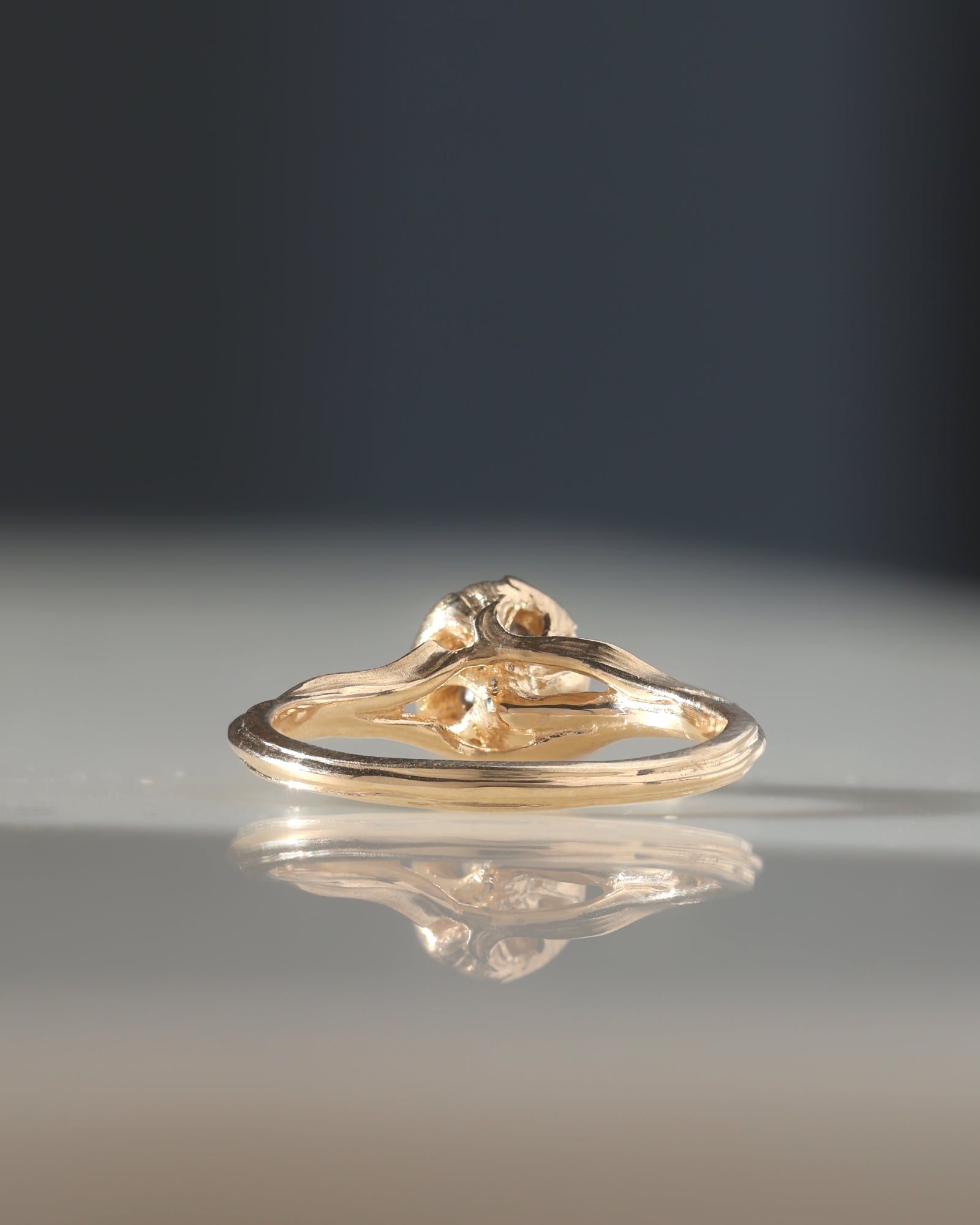 Natasha Pt I // 14ky Gold + Salt & Pepper Diamond // 8