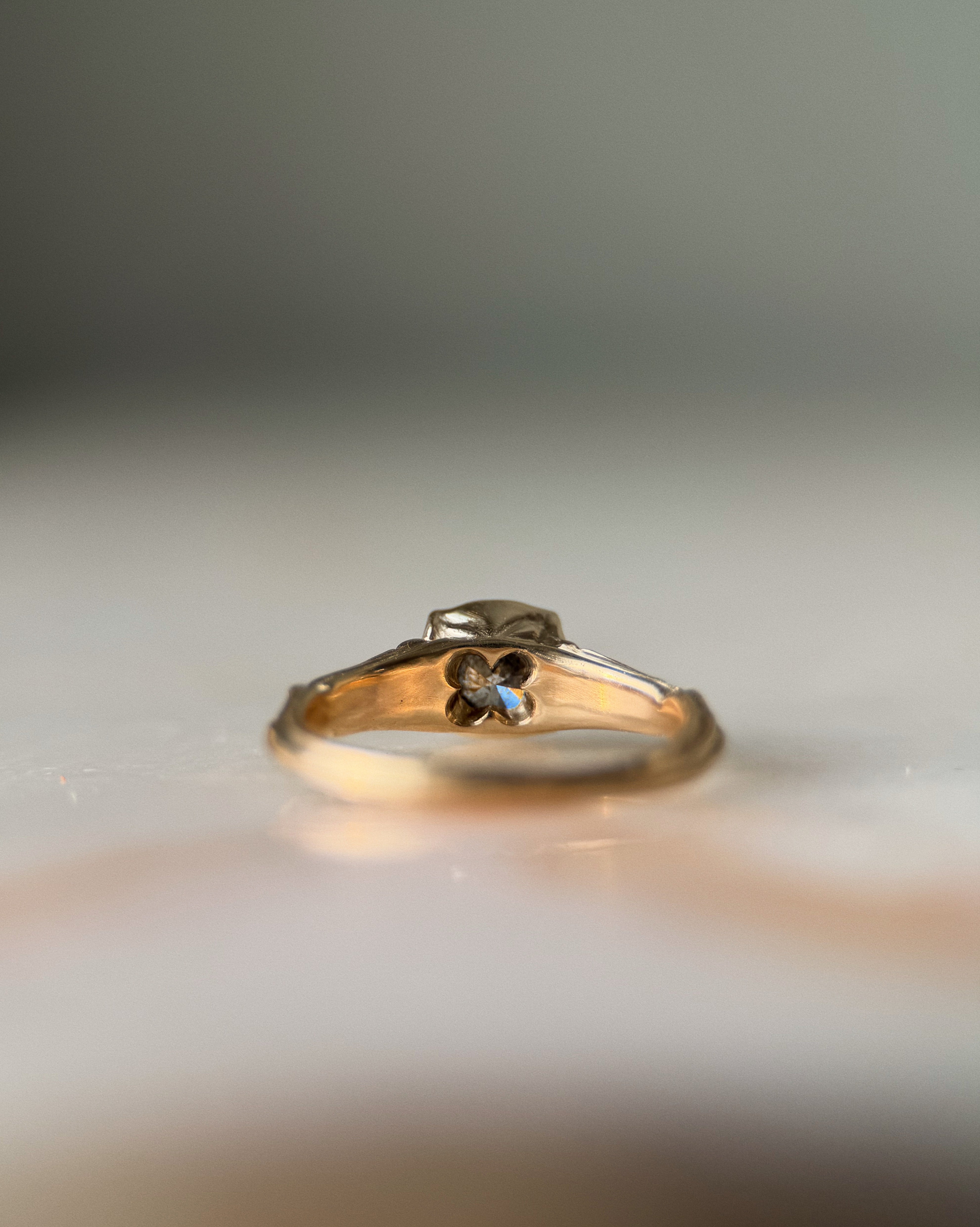 Pillars Pt II // 14ky Gold + 1.02ct Diamond // 6.5