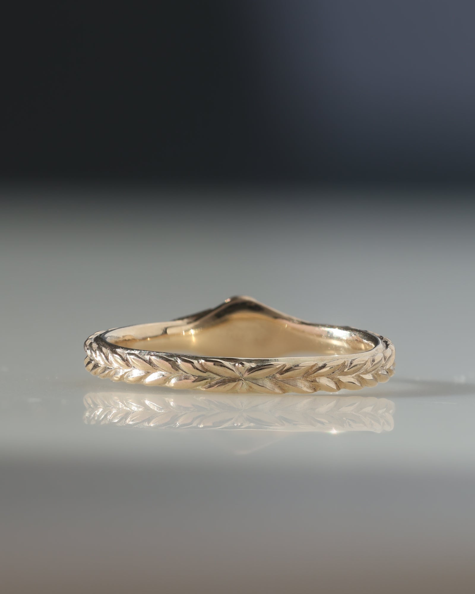Posy // 14ky Gold + Salt & Pepper Diamond // 6