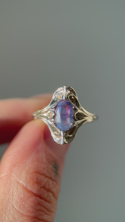 Navis // 14k White Gold + 1.54ct Sapphire // Ring