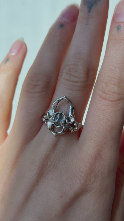 Scarab // One Of A Kind Ring // 14kw // 0.67ct Diamond