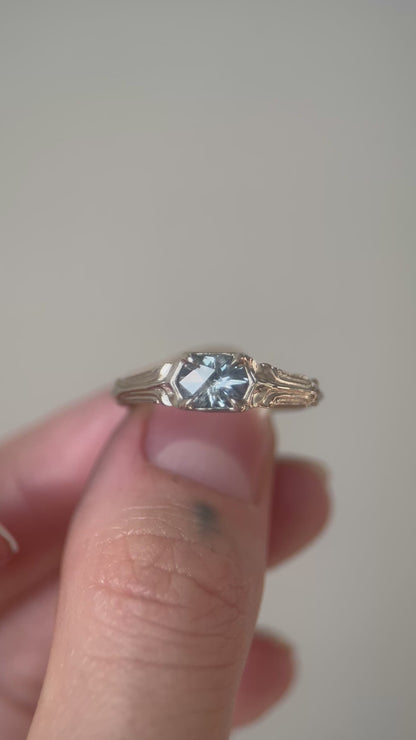 Pillars Pt II // 14kw Gold + 1.14ct Sapphire // Ring