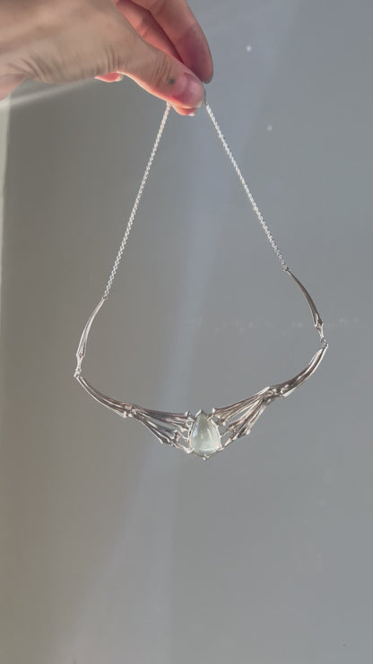 Rib Vault II // One of a Kind Moonstone // Necklace