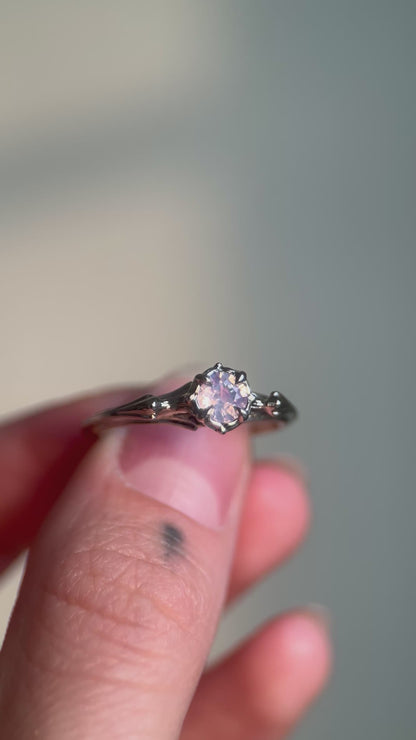 Rose Water // One Of A Kind // 14kw // 0.48ct Sapphire