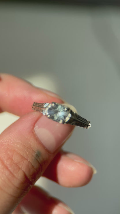 Pillars Pt II // 14kw Gold + 1.14ct Sapphire // Ring