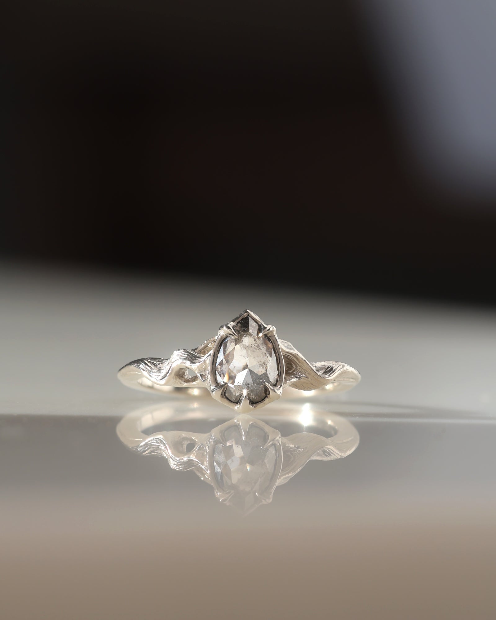 Pyre Pt II // 14kw Gold + 5x7mm Diamond // 6