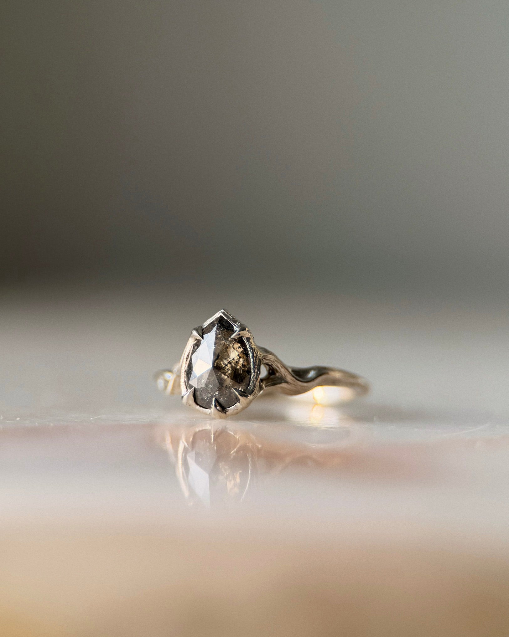 Pyre II // 14kw Gold + 1.31ct Diamond // 6