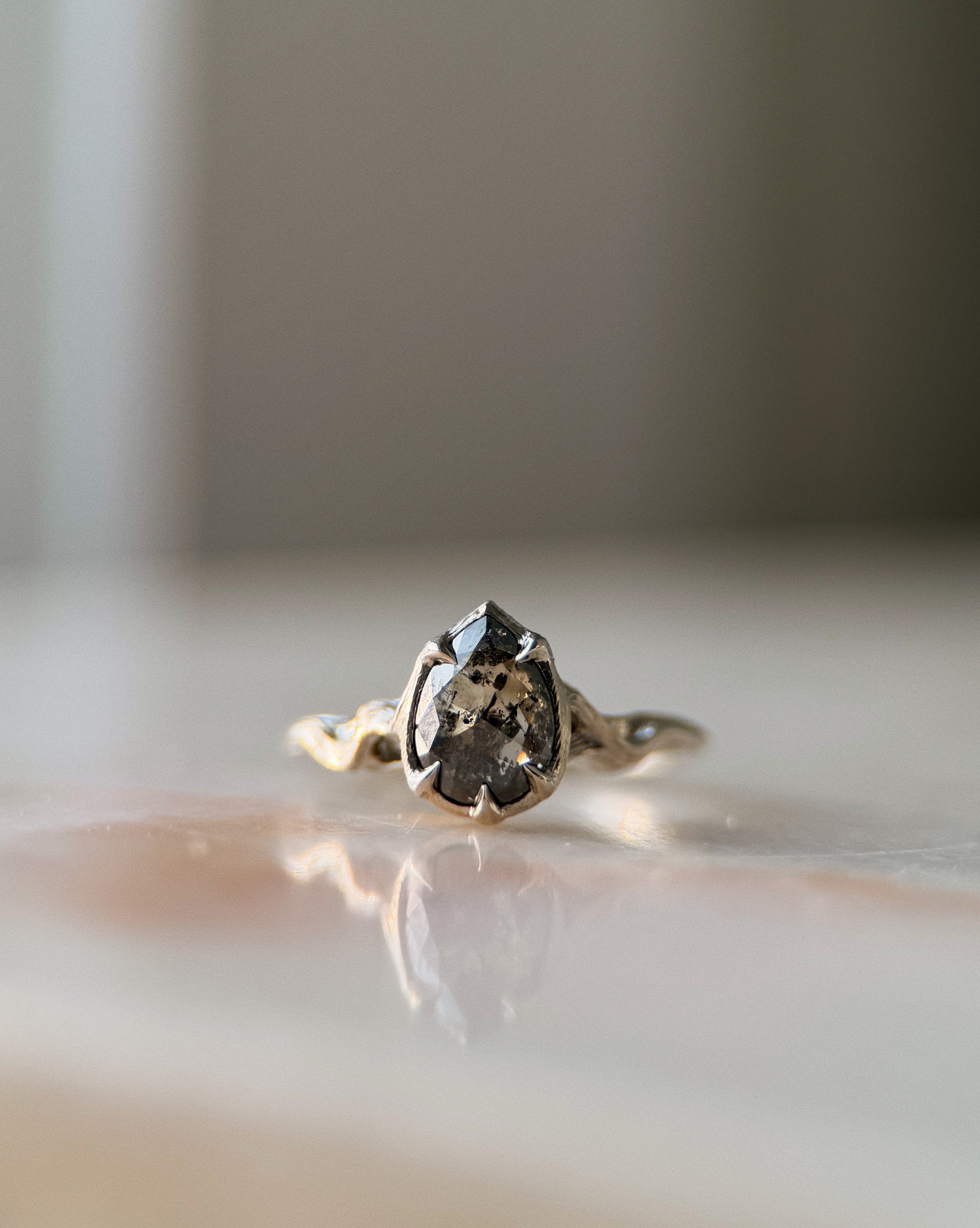Pyre II // 14kw Gold + 1.31ct Diamond // 6