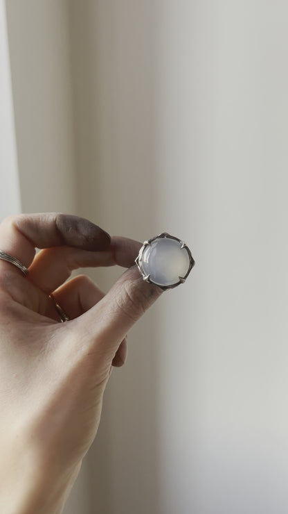 The Vault // White Chalcedony // Ring