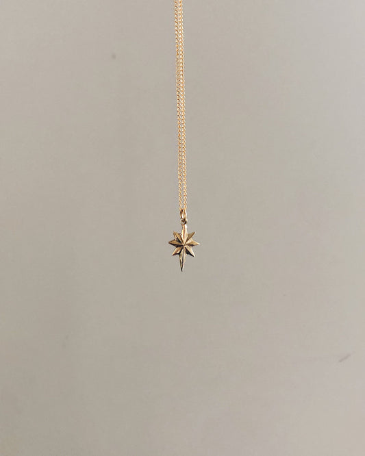 The Fallen Star // 14k Gold // Necklace