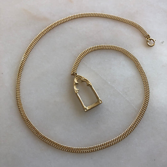 The Open Window // 14k Gold // Necklace