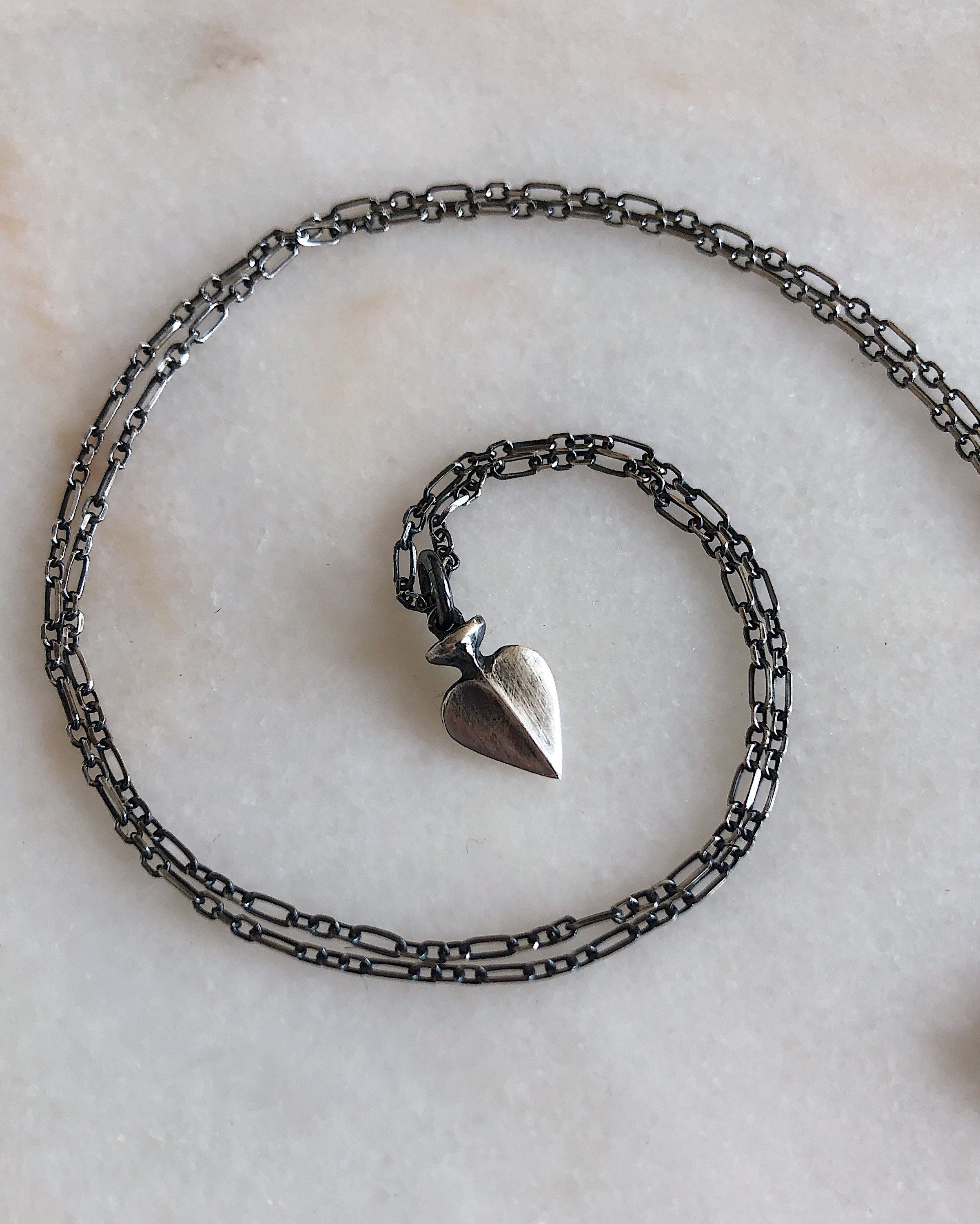 The Spade // Small Charm Necklace (RTS)