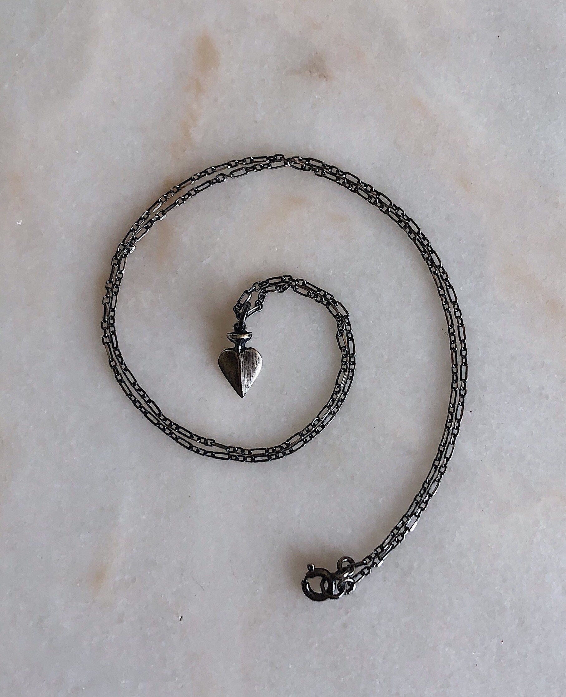The Spade // Small Charm Necklace (RTS)