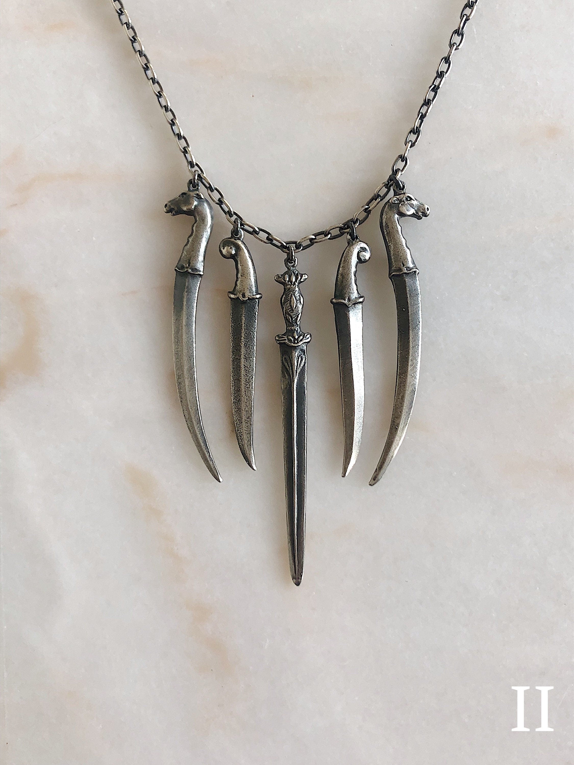 The Ceremony // Five Dagger Necklace