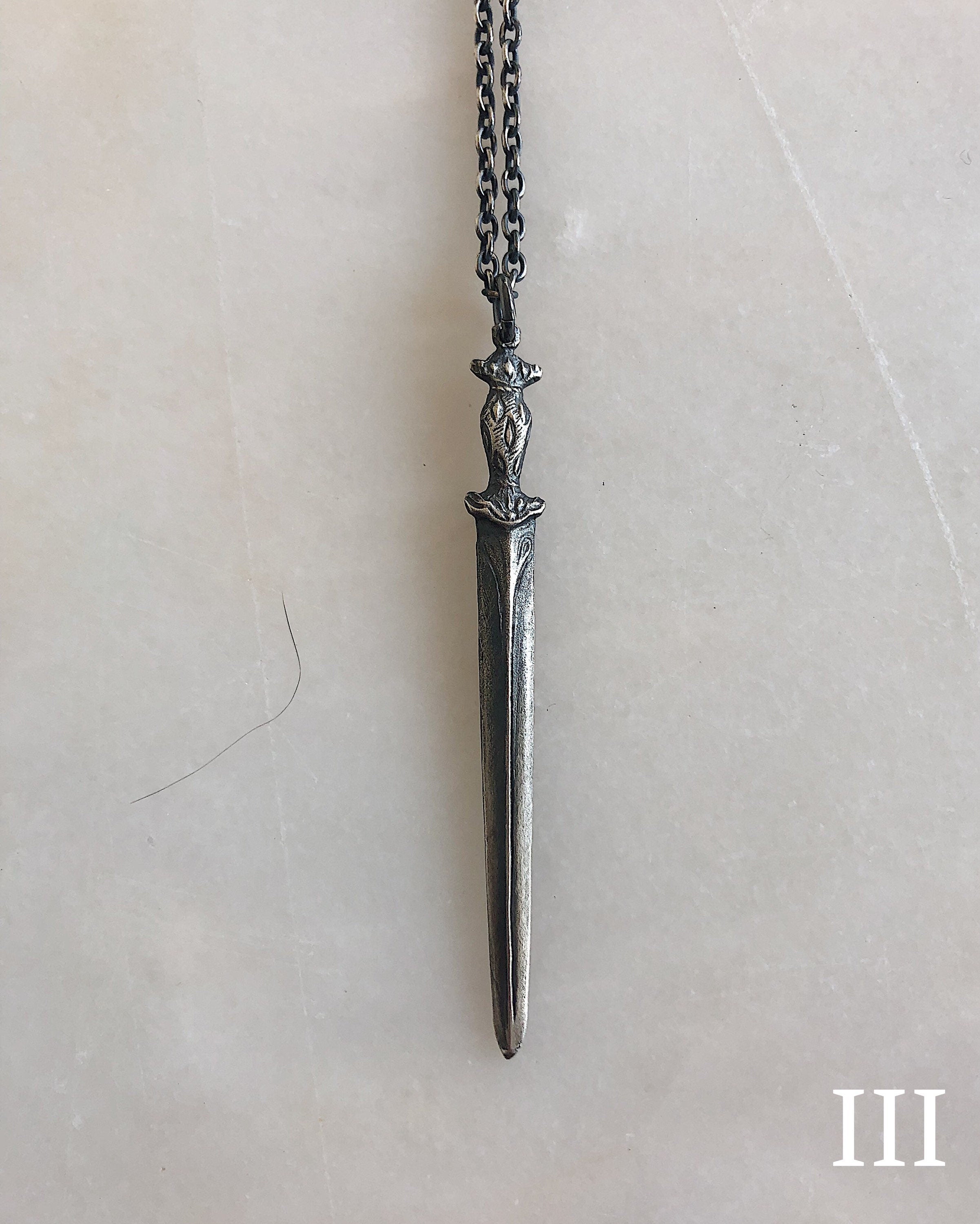 The Ceremony // Single Dagger Necklace