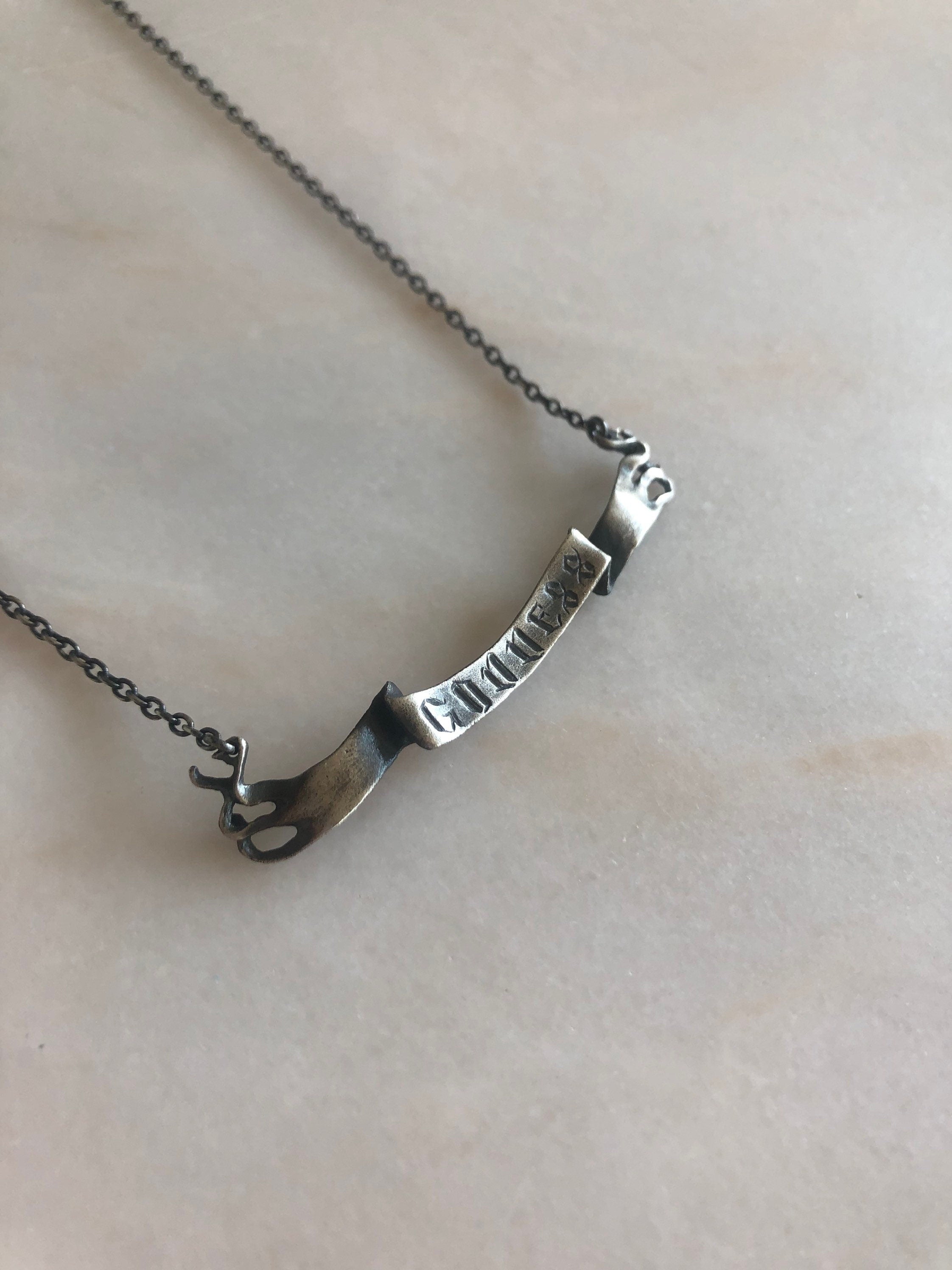Goddess // Banner Necklace