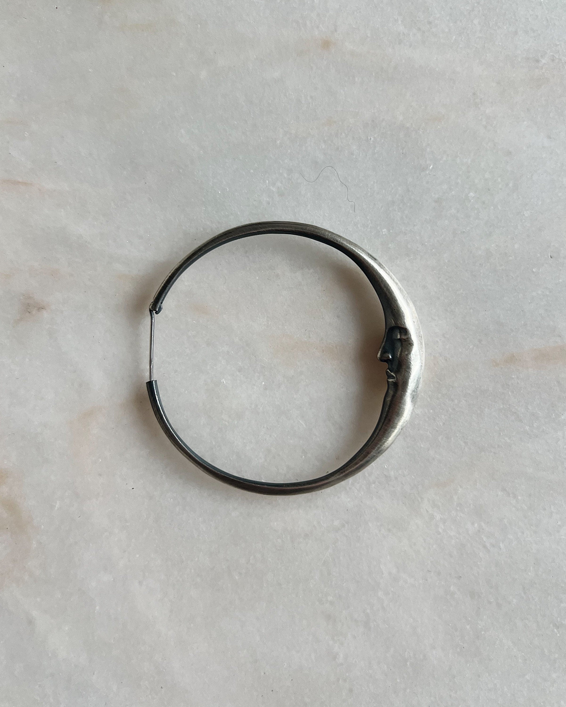 Sleeping Moon // Hoop Earrings