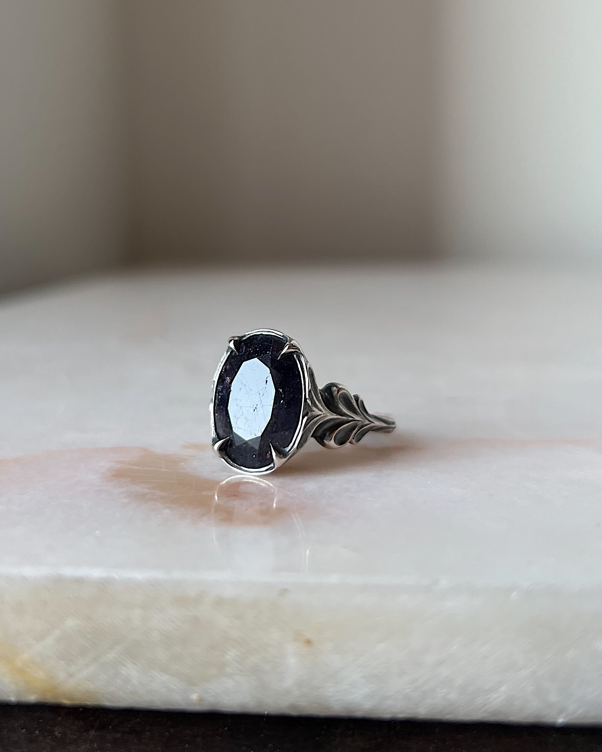 Of the Universe // Silver + Iolite Sunstone
