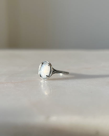 The Angel // White Star Sapphire One of a Kind // Size 9.5