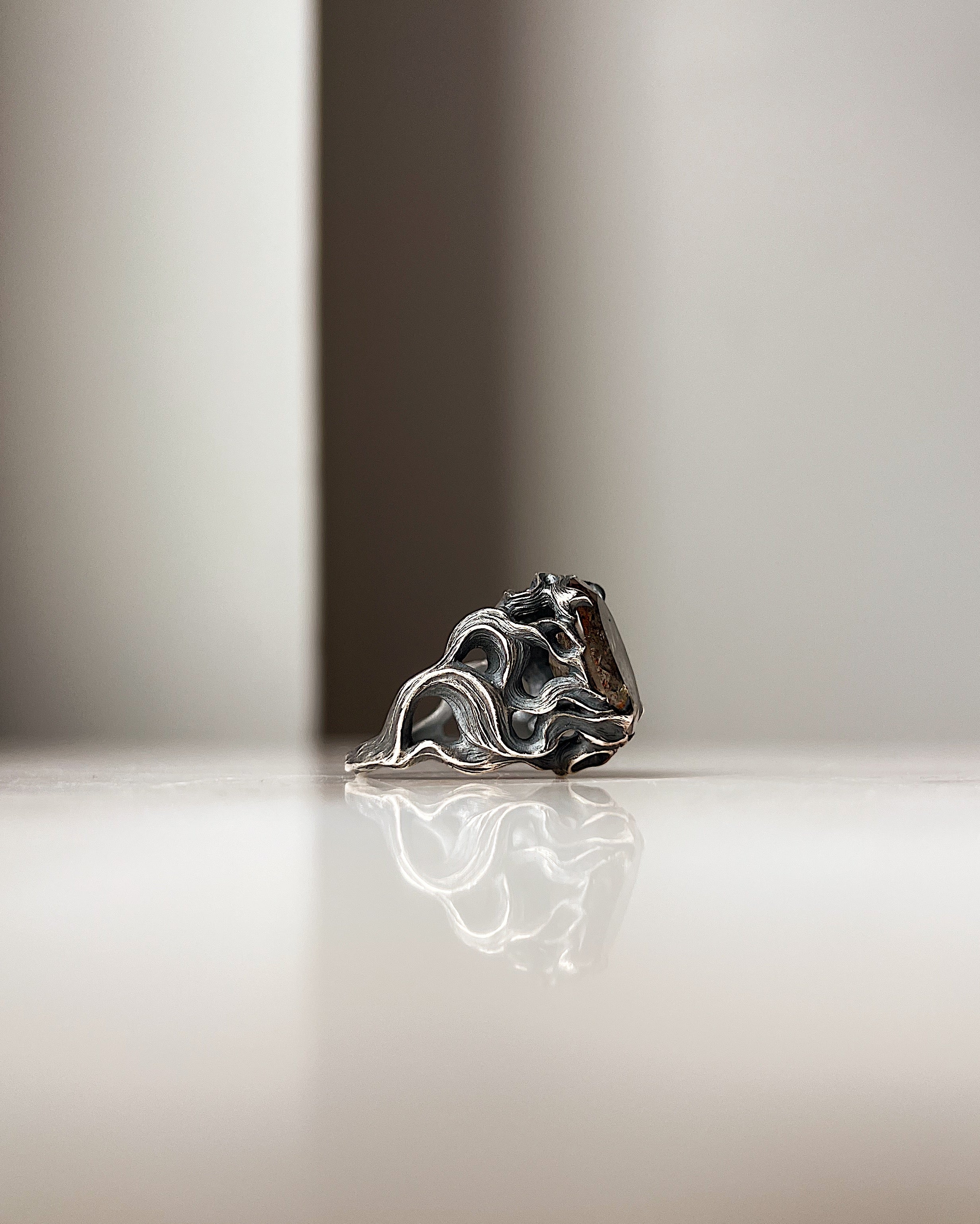 Pyre // Silver + Confetti Sunstone