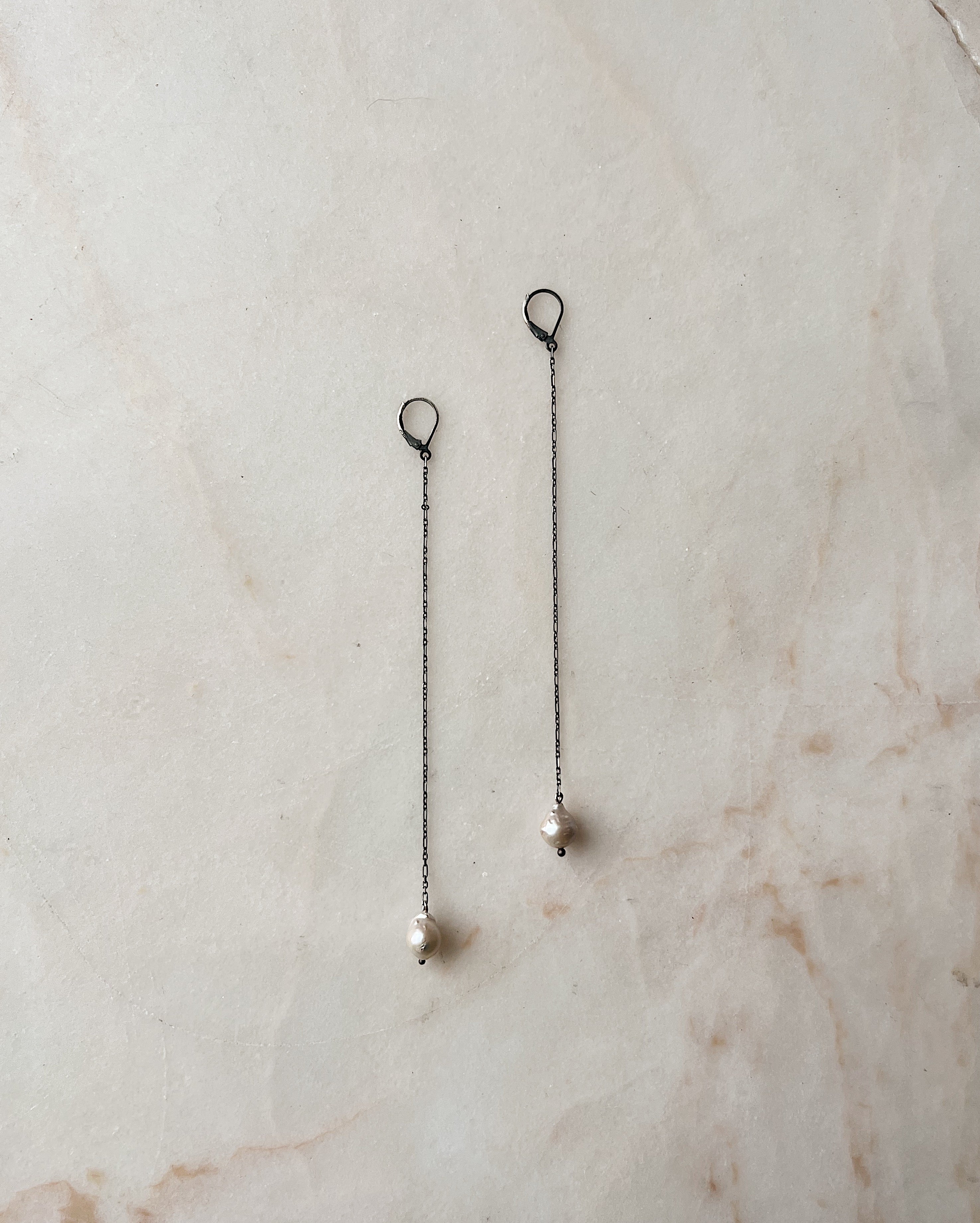 Rain // Baroque Pearl Earrings