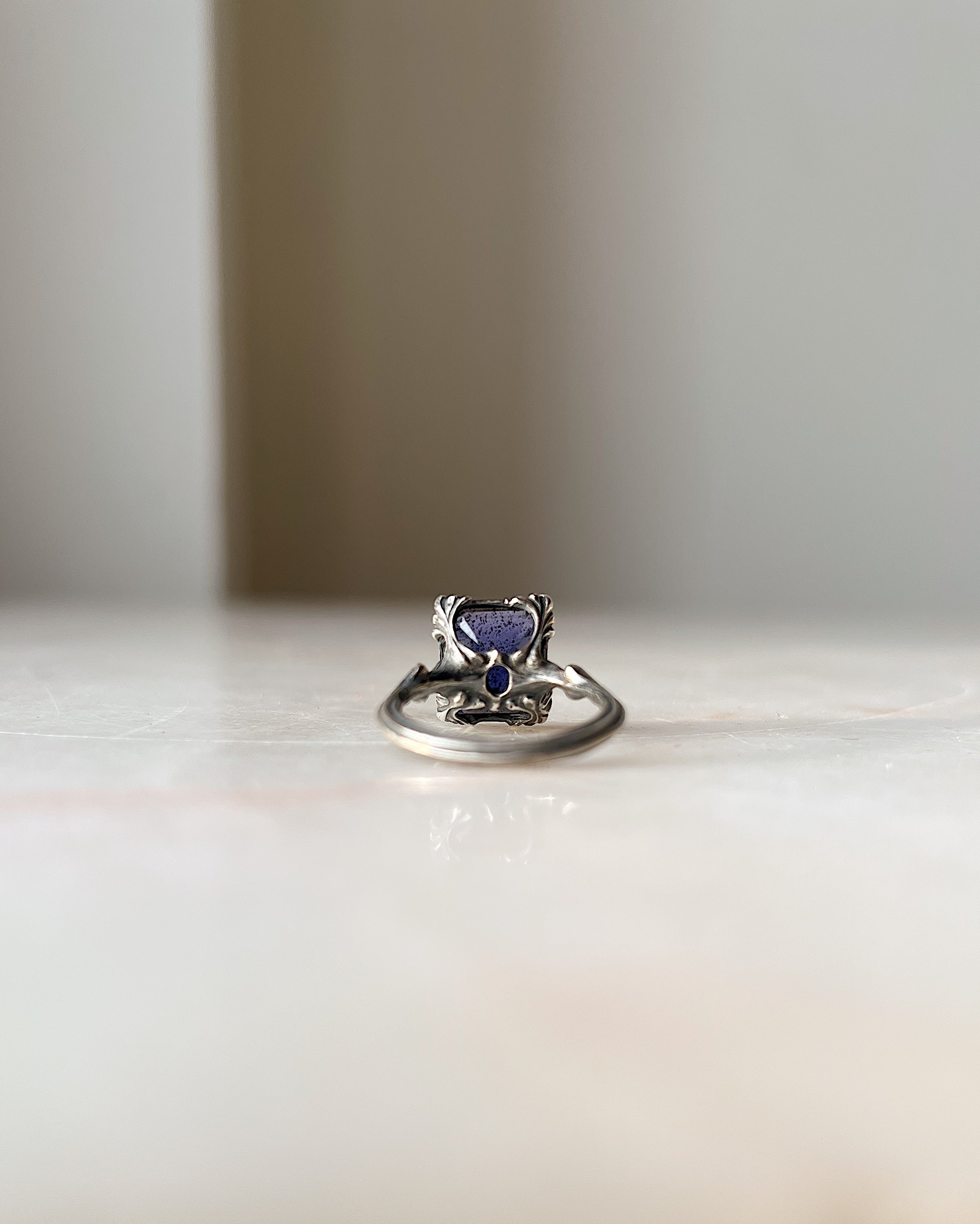 Window to the Universe // Silver + Iolite Sunstone