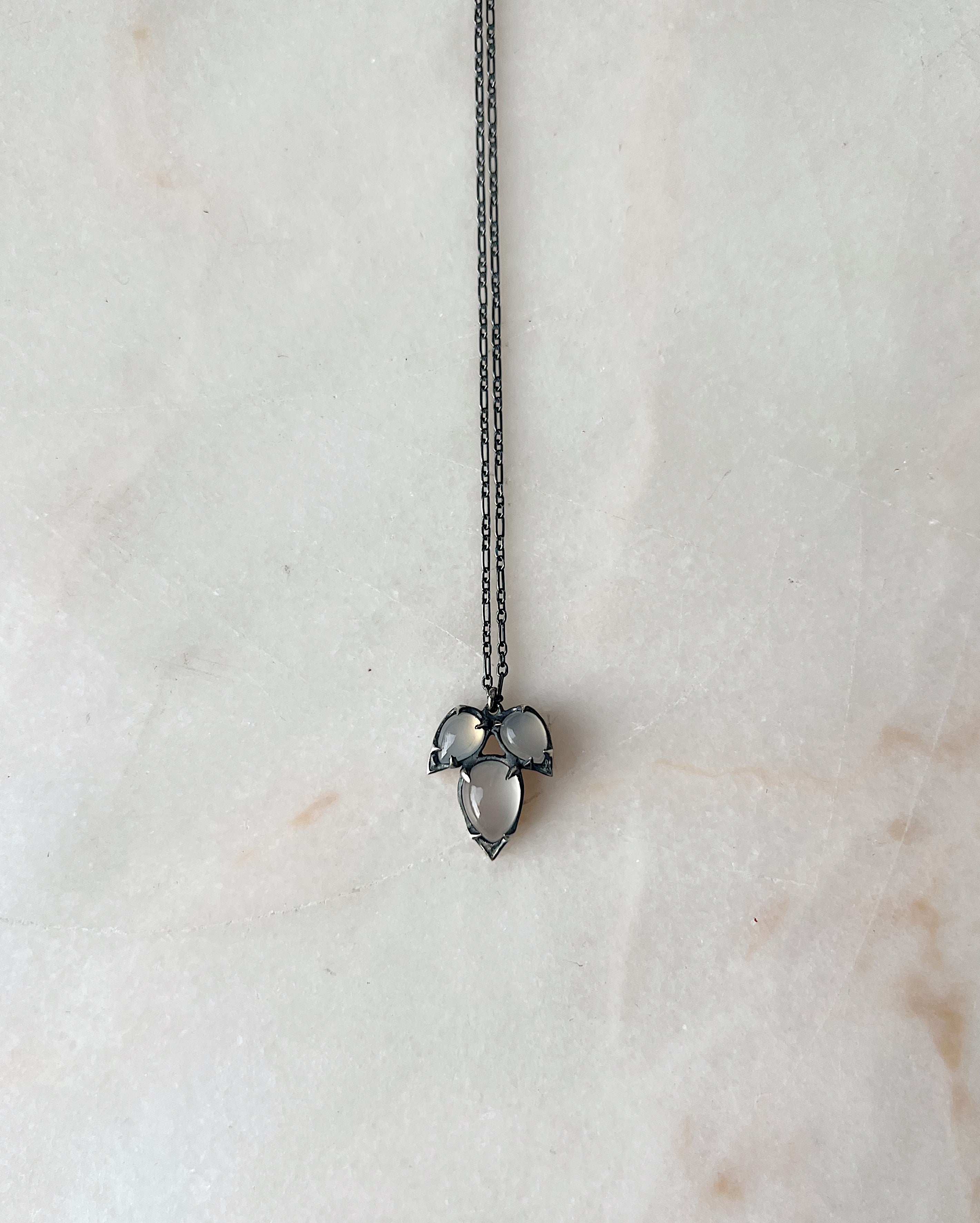 The Sharpest Thorn III // Fine Chain Gemstone Necklace