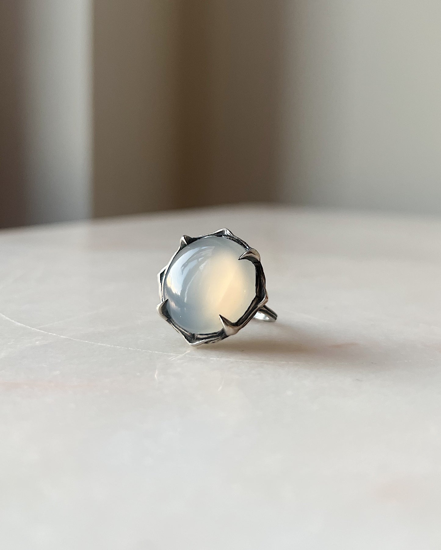 The Vault // White Chalcedony // Ring