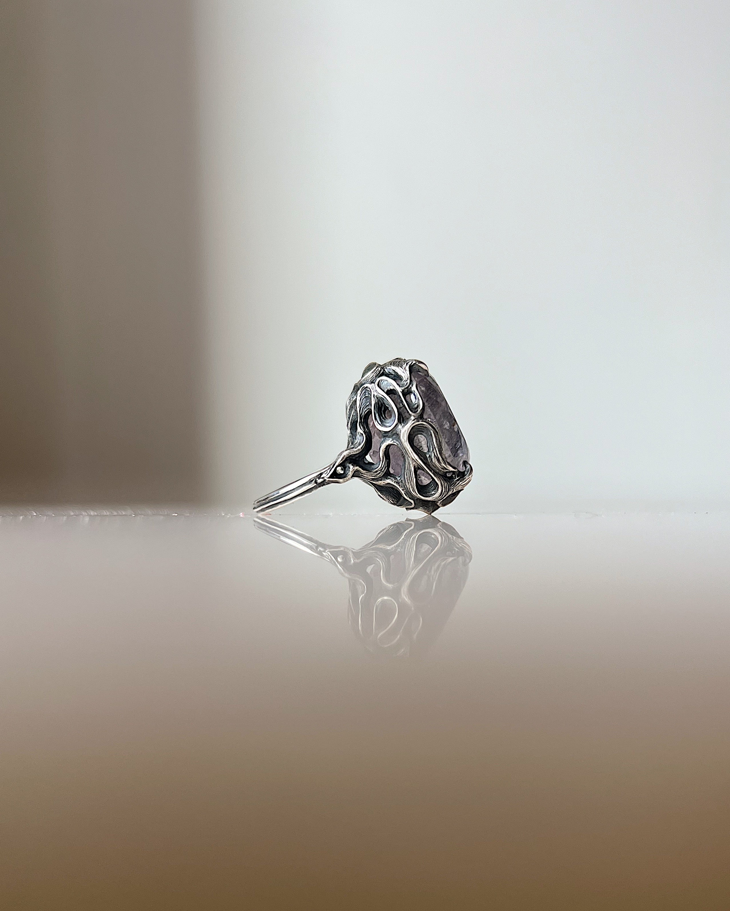 The Smoldering // Silver + Kunzite