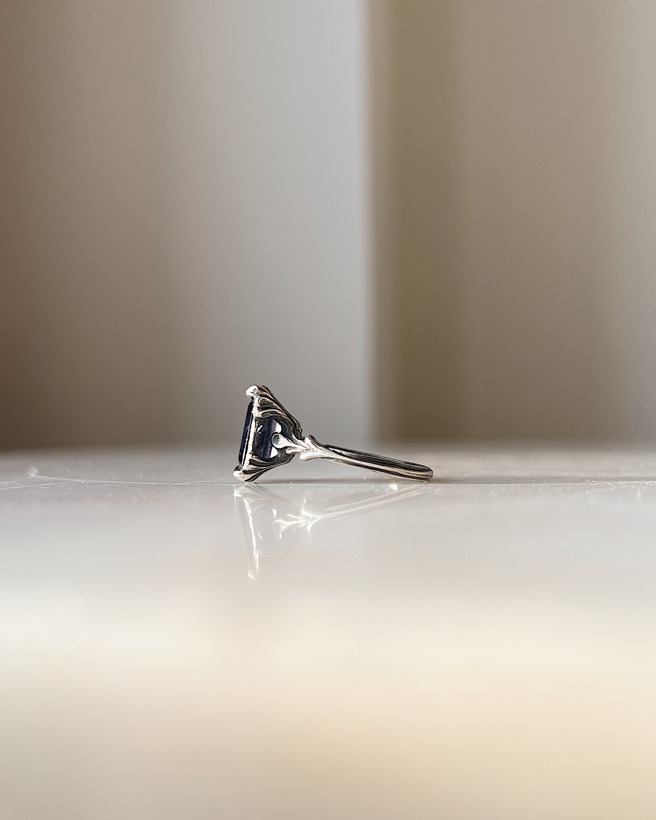 Window to the Universe // Silver + Iolite Sunstone