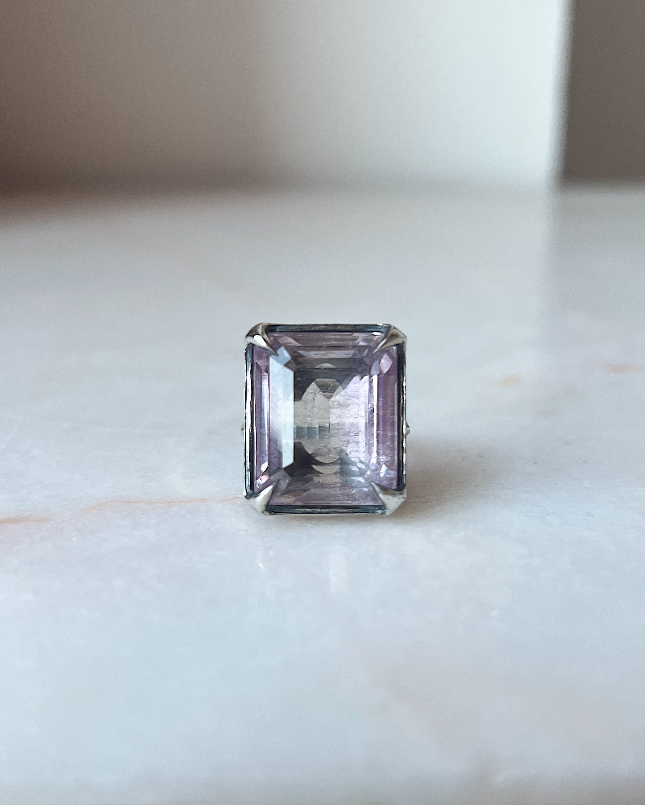 Infinite Hourglass // Silver + Kunzite