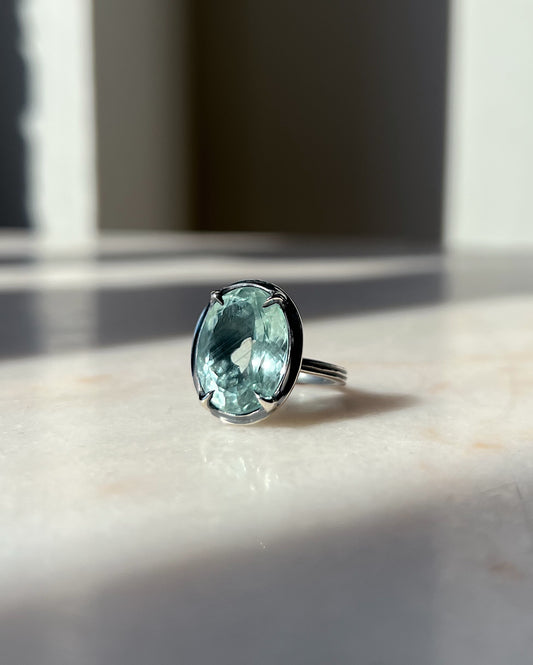 Halo // Aquamarine One of a Kind // Size 7.5-8