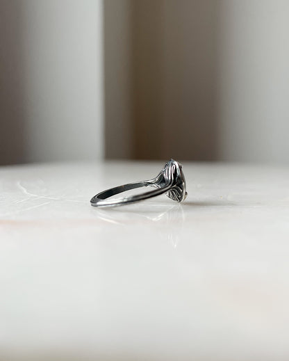 The Angel // White Star Sapphire One of a Kind // Size 9.5