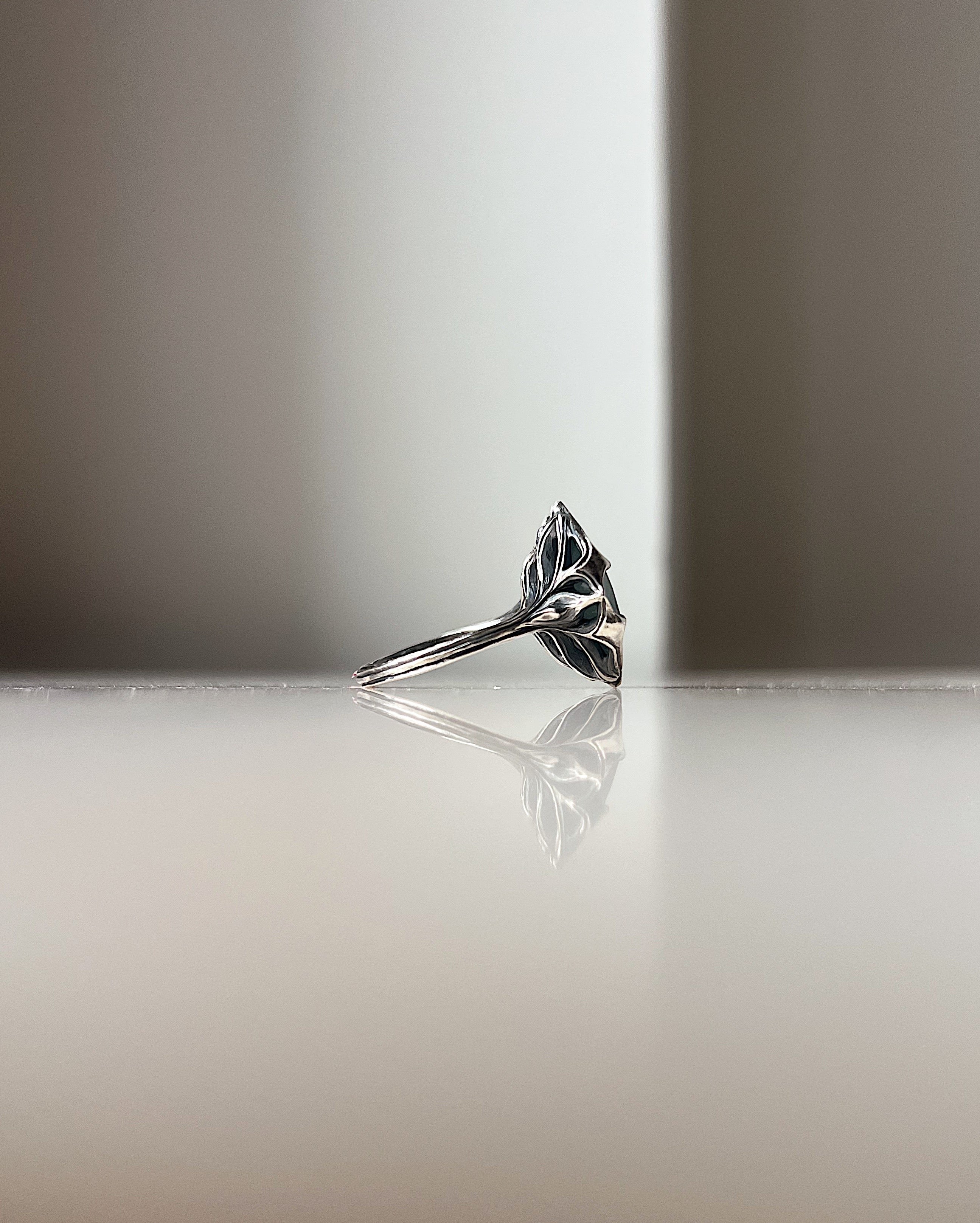 Evil Eye // Silver + Moss Aquamarine