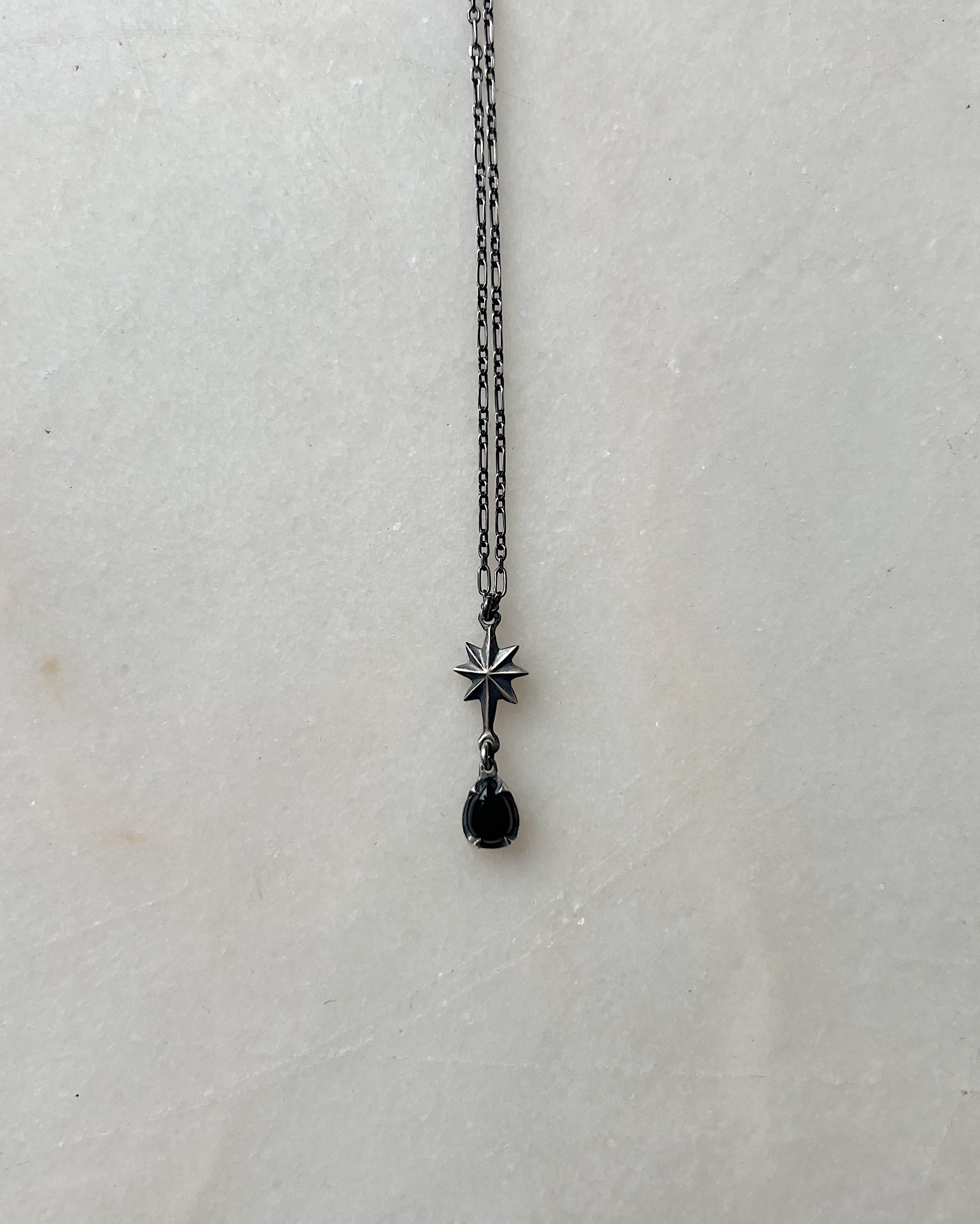 The Fallen Star // Small Gemstone Necklace