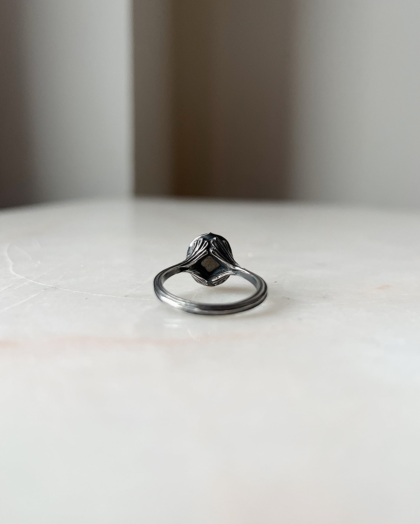 The Angel // White Star Sapphire One of a Kind // Size 9.5