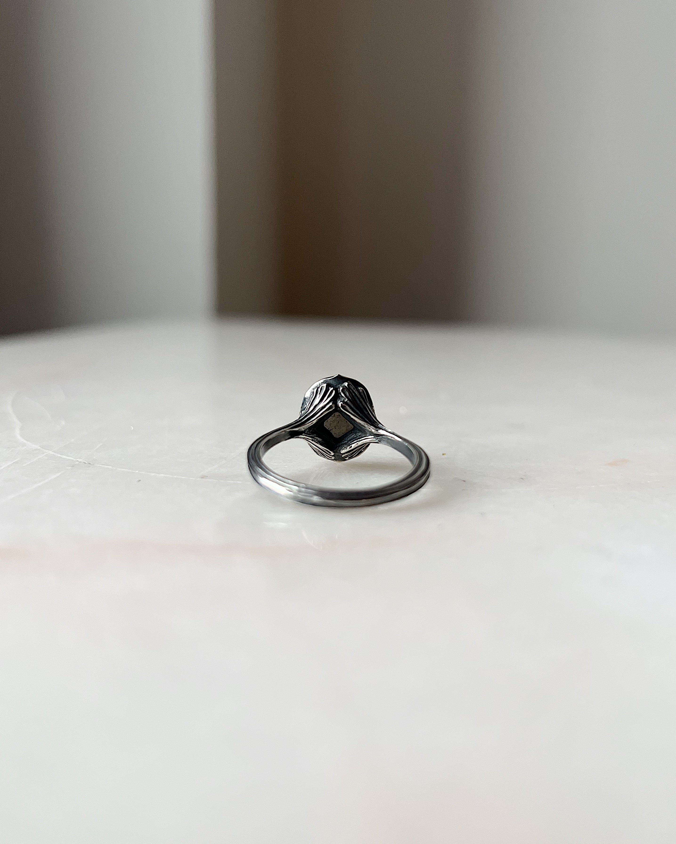 The Angel // Silver + White Star Sapphire