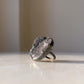 New Moon // Druzy Quartz One of a Kind // Size 6.5