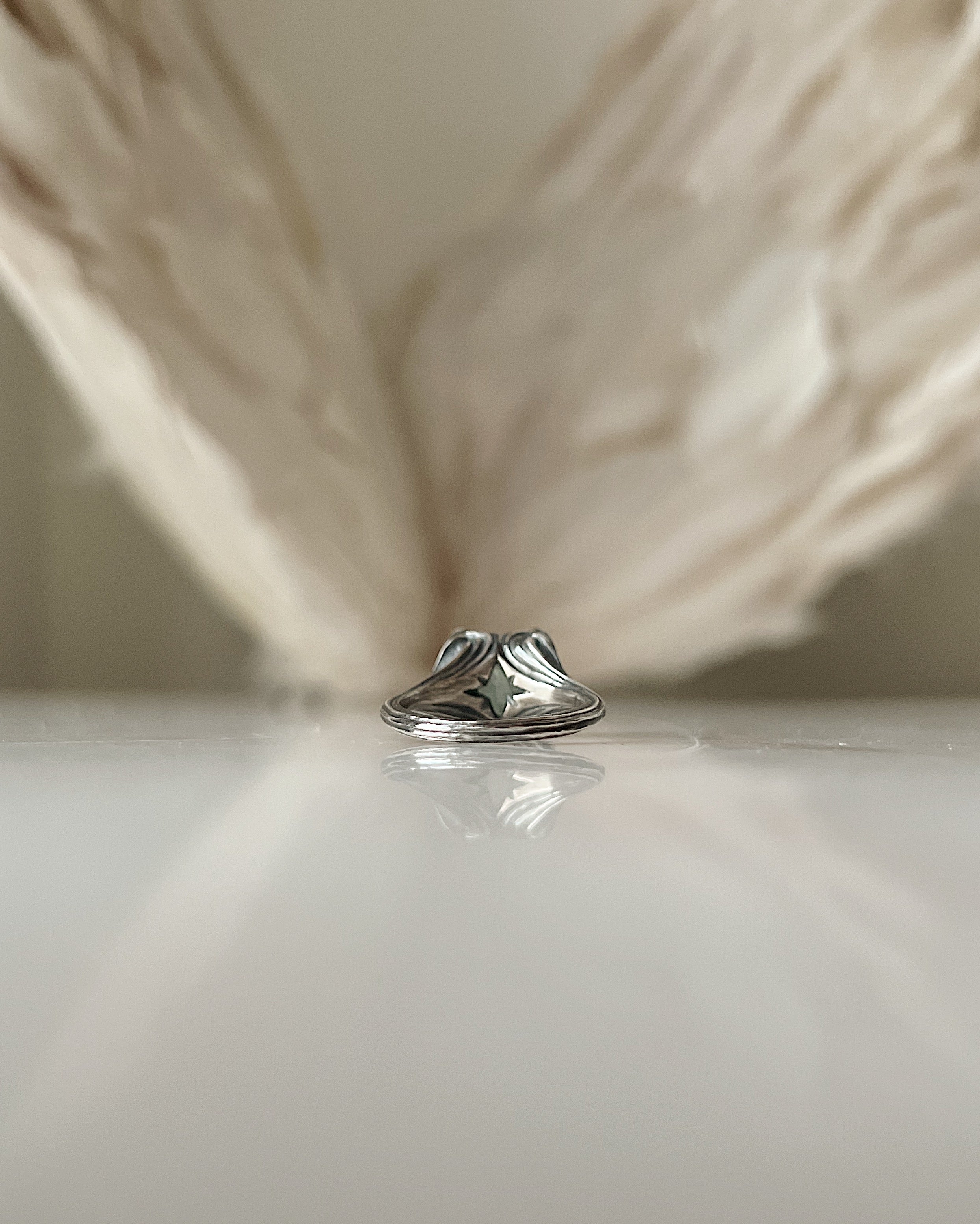 Heavenly Body // Silver + Aquamarine