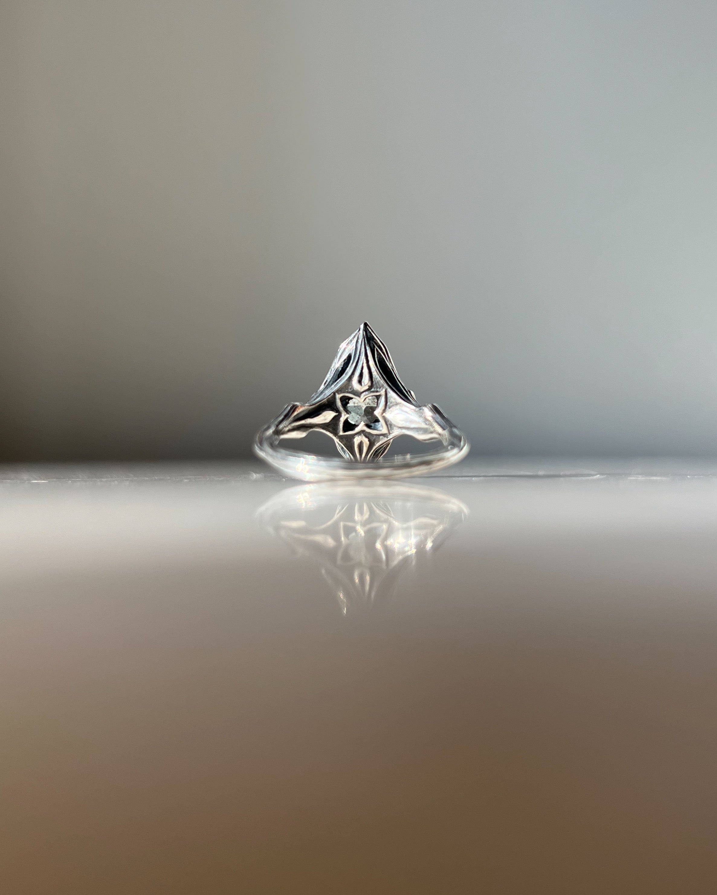 Snow Queen Pt II // Silver + Aquamarine Sunstone